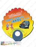 PP膠片圓形O形圈柄扇